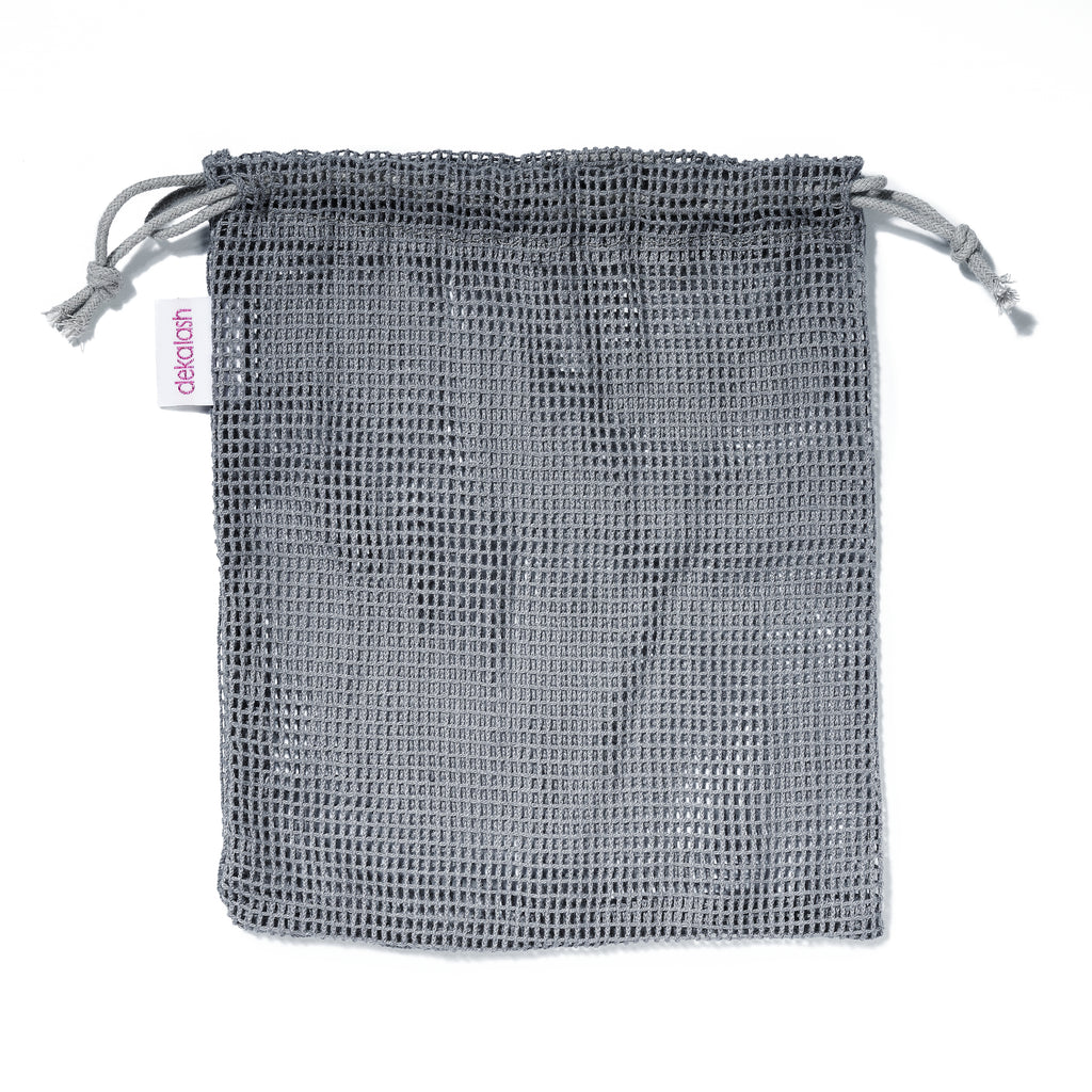 Swipe off mesh bag for laundering swipe off make up removing reusable pads